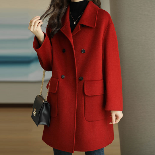 EB | Winterjacke mit Aufgesetzten Taschen für Damen - Herbst