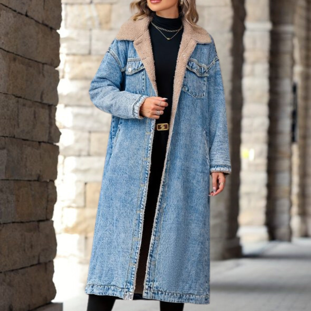 EB | Leichte Denimjacke für Frauen für den Winter