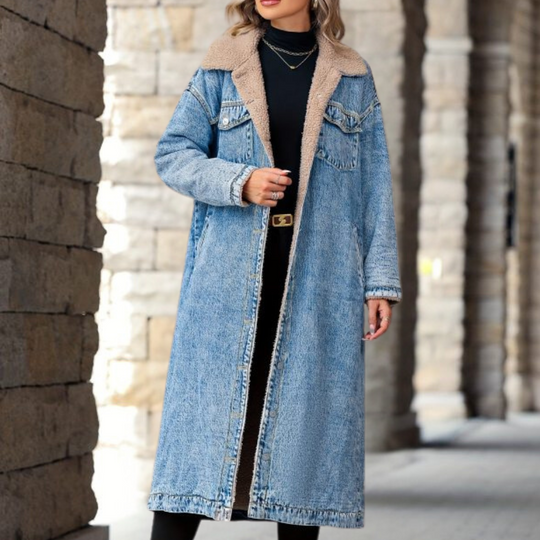 EB | Leichte Denimjacke für Frauen für den Winter