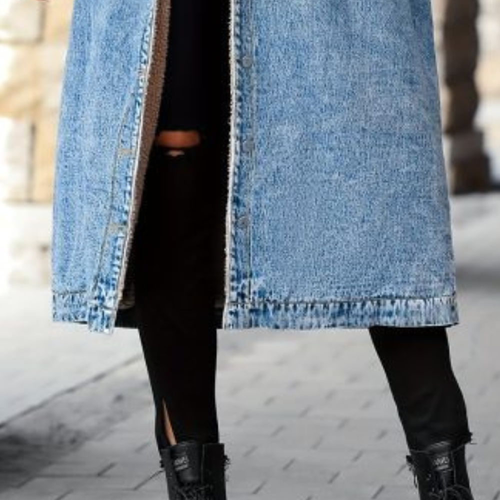 EB | Leichte Denimjacke für Frauen für den Winter