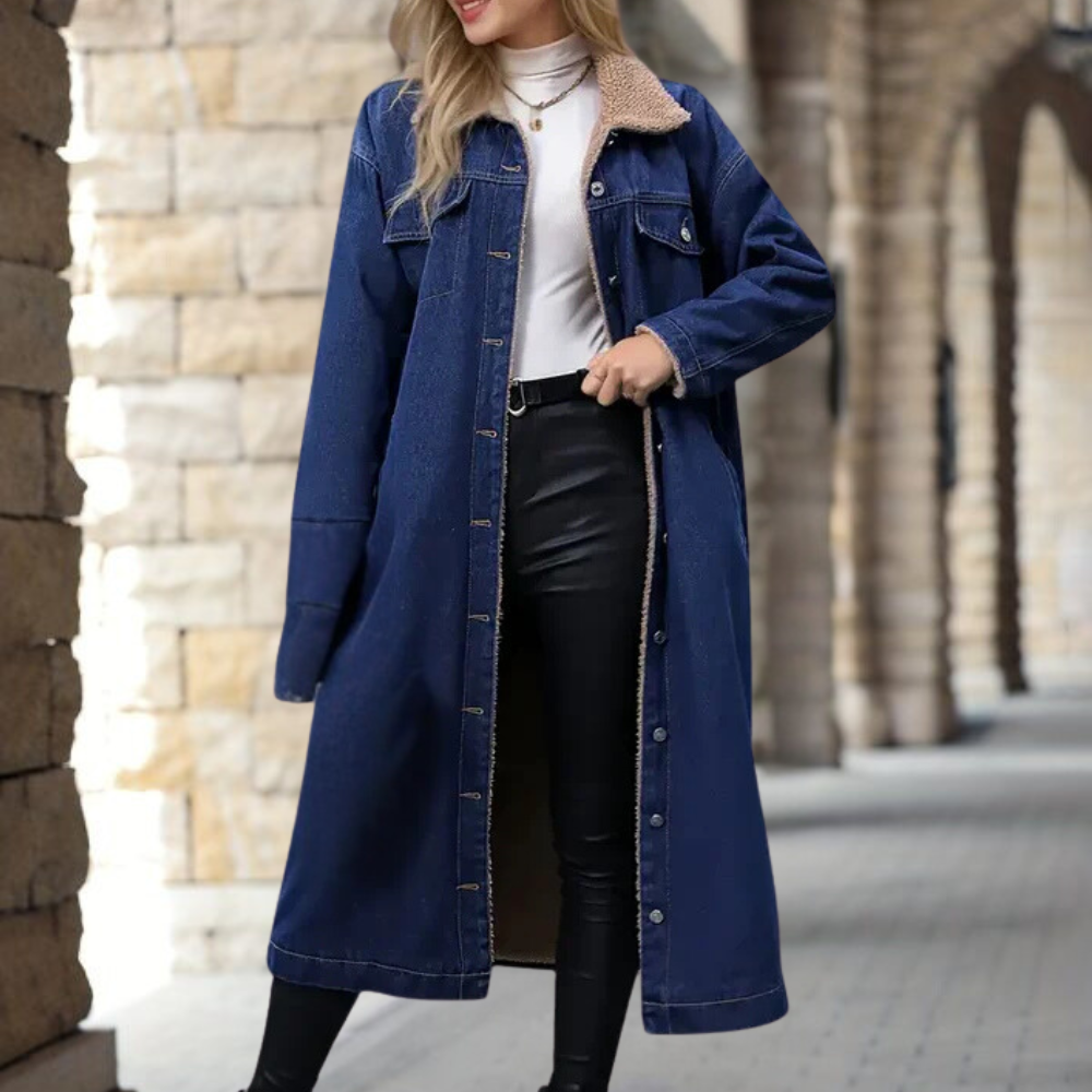 EB | Leichte Denimjacke für Frauen für den Winter