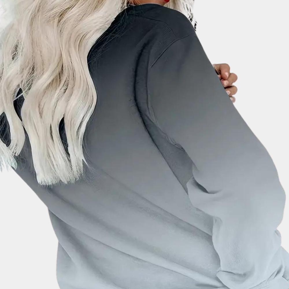 EB | Pattern Damen Sweatshirt Stylisches, Leichtes, Ganzjahres Atmungsaktives Design