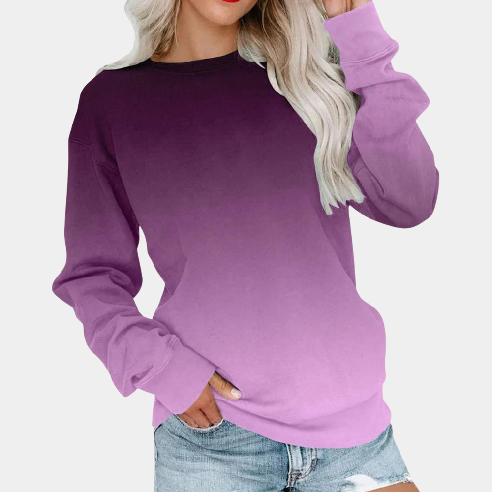 EB | Pattern Damen Sweatshirt Stylisches, Leichtes, Ganzjahres Atmungsaktives Design