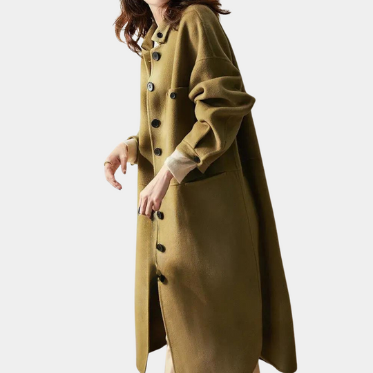 EB | Lange und warme Trenchcoat für Damen, perfekt für den Winter