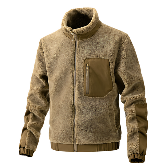 EB | Herren Outdoor-Fleecejacke mit Reißverschluss und Verstärkten Details