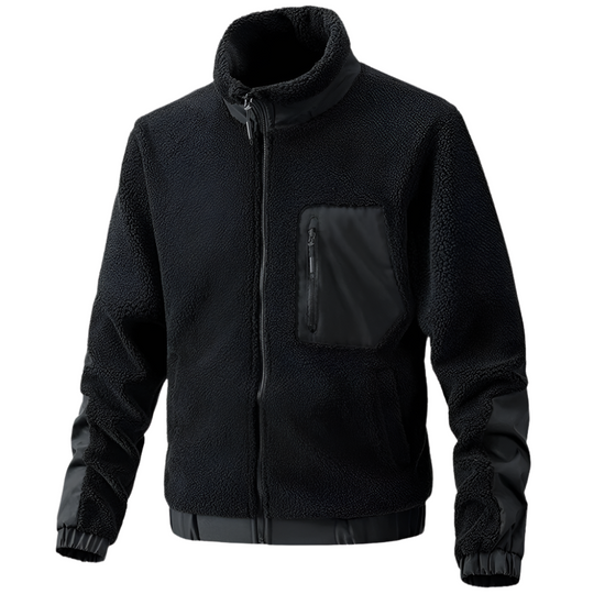 EB | Herren Outdoor-Fleecejacke mit Reißverschluss und Verstärkten Details
