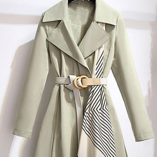 EB | Eleganter Herbst-Trenchcoat mit Gürtel für Frauen