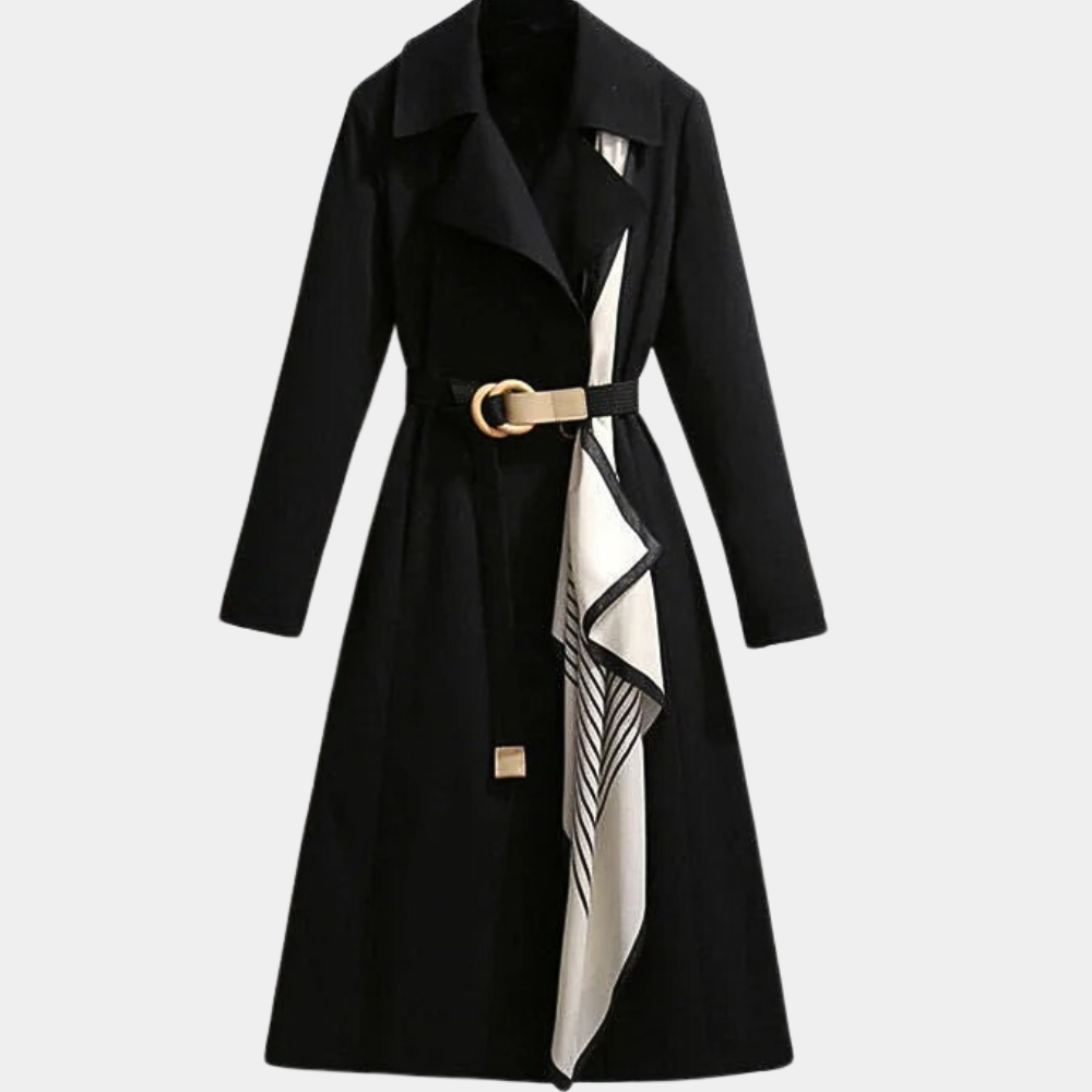 EB | Eleganter Trenchcoat - Gürtel Vielseitiger Luxus