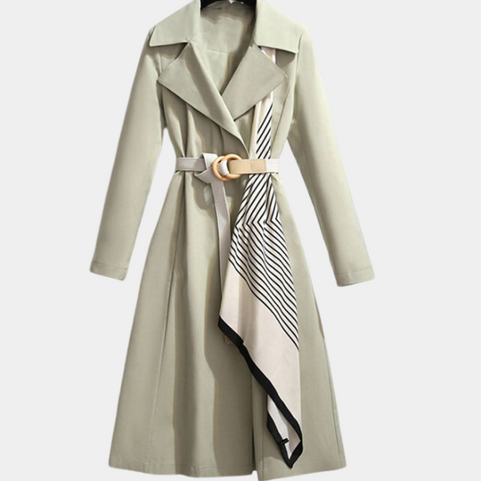 EB | Eleganter Trenchcoat - Gürtel Vielseitiger Luxus