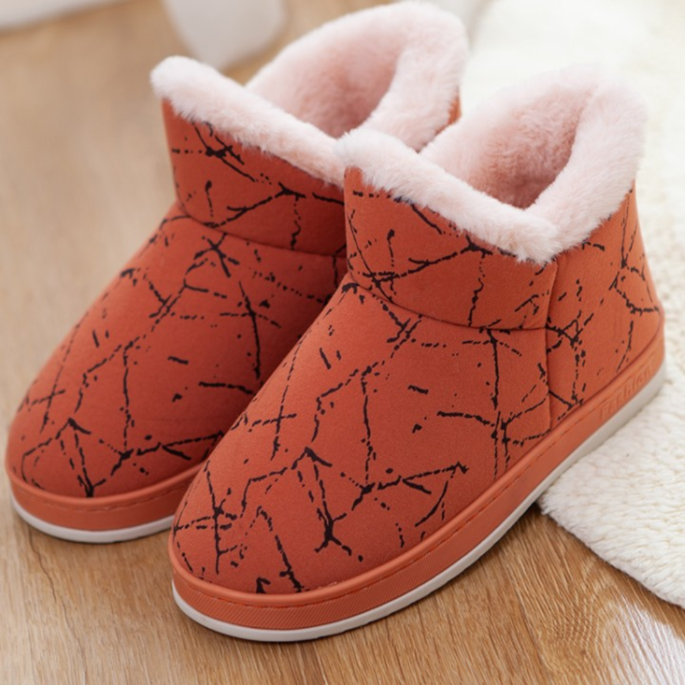 EB | Glänzende Winterstiefel für Frauen