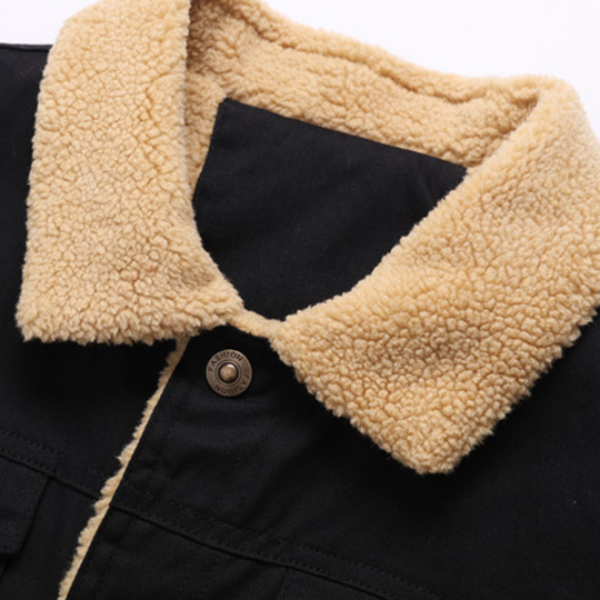 EB | Winter Bomberjacke Vintage Stil - Warm Gefüttert für Freizeit und Alltag