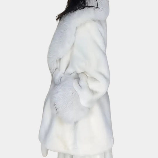 EB | Luxueuze Warme Winterjas Voor Dames