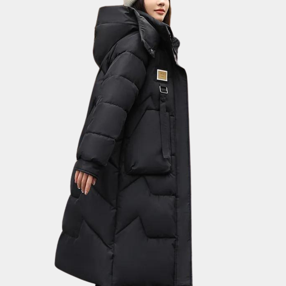 EB | Luxuriös Wattierte Damenjacke mit Gemütlicher Kapuze