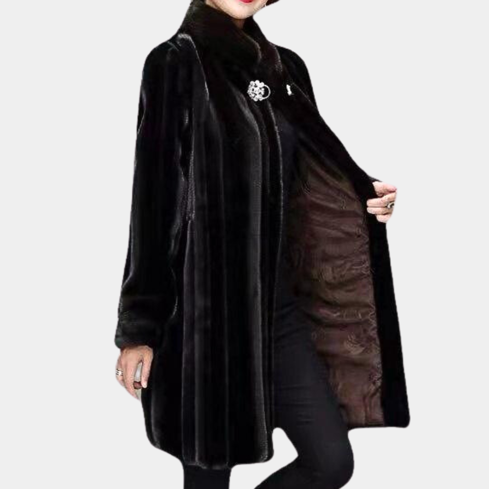 EB | Lang mit Stehkragen für Frauen Ideal für Den Winter