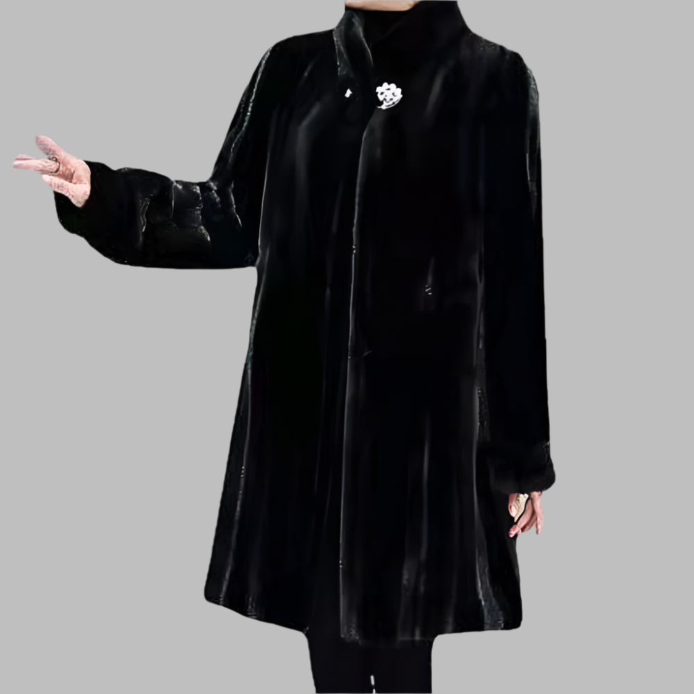 EB | Lang mit Stehkragen für Frauen Ideal für Den Winter