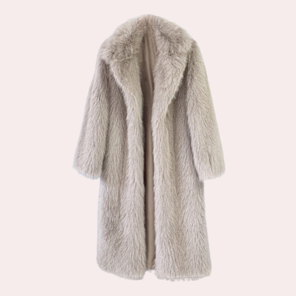 EB | Eleganter Plüsch-Wintermantel für Damen