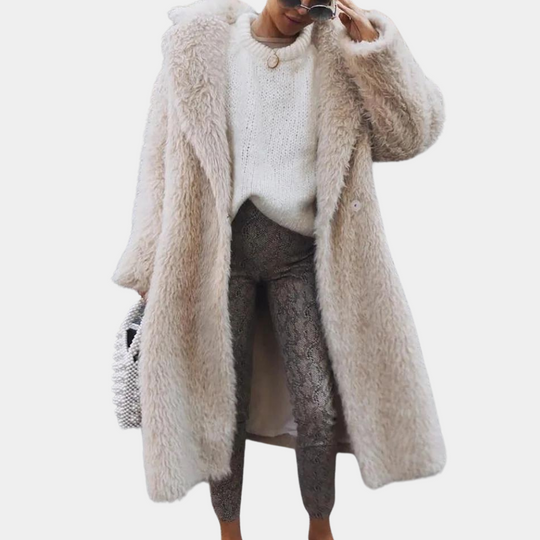 EB | Eleganter Plüsch-Wintermantel für Damen