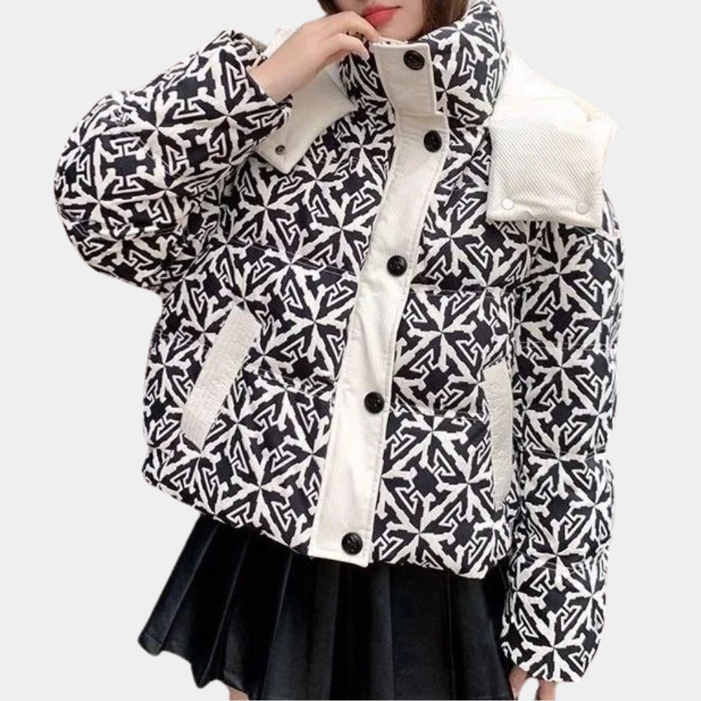 EB | Winterbereite Moderne Pufferjacke für Frauen