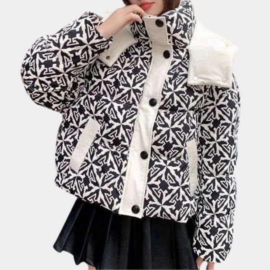 EB | Winterbereite Moderne Pufferjacke für Frauen