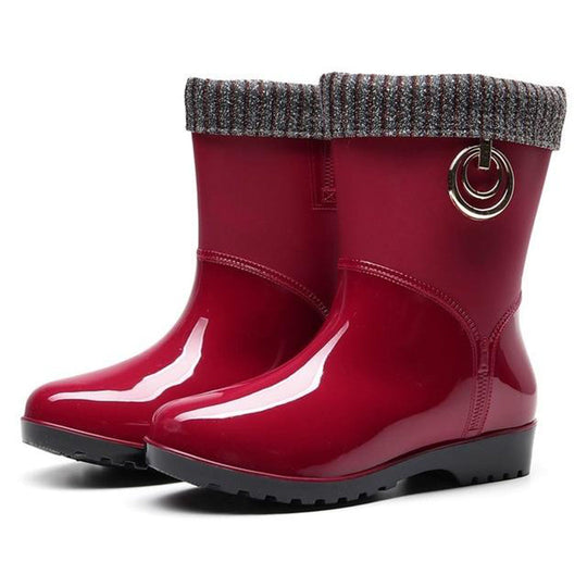 Stylische und warme frühlingsstiefel EB