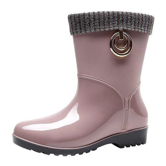 Stylische und warme frühlingsstiefel EB