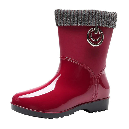 Stylische und warme frühlingsstiefel EB