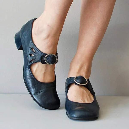 Schicke orthopädische Ledersandalen EB