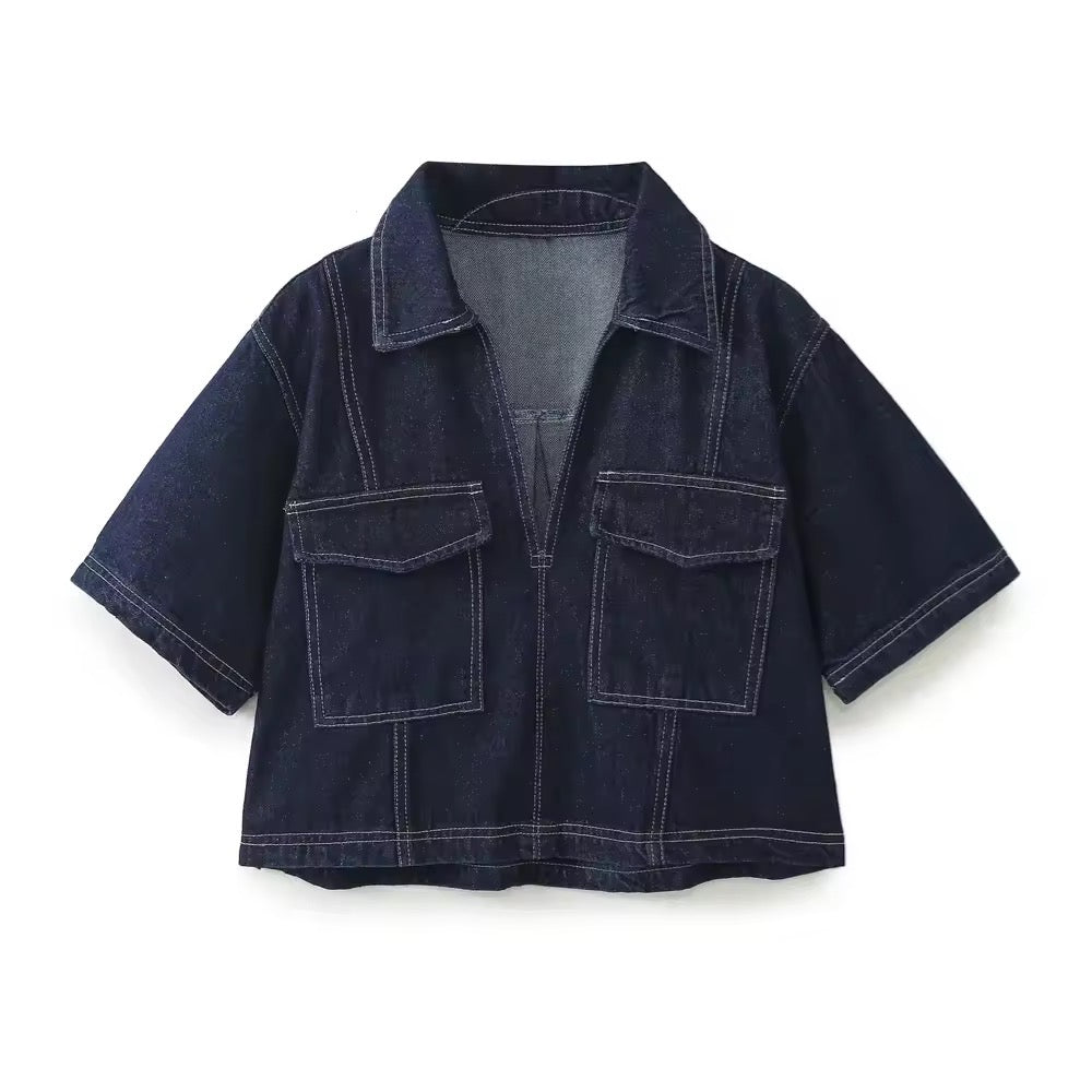 EB | Trendiges Denim Satz Urban Chic