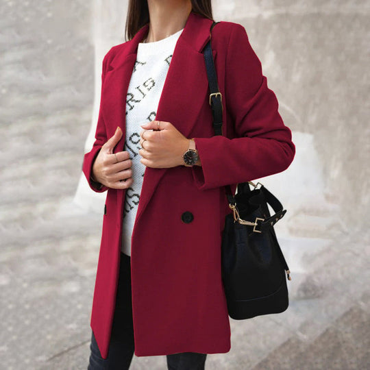 EB | Damen-Wollmischung Mantel