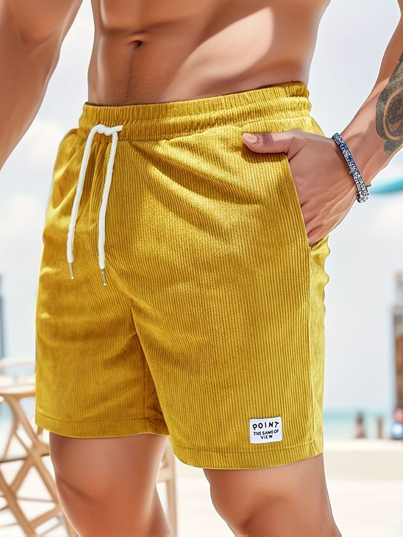 EB | Lässige Cord-Herrenshorts mit Kordelzug