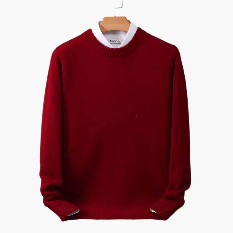 EB | Business Pullover mit Kragen - Eleganter Strickpullover für Büro & Alltag