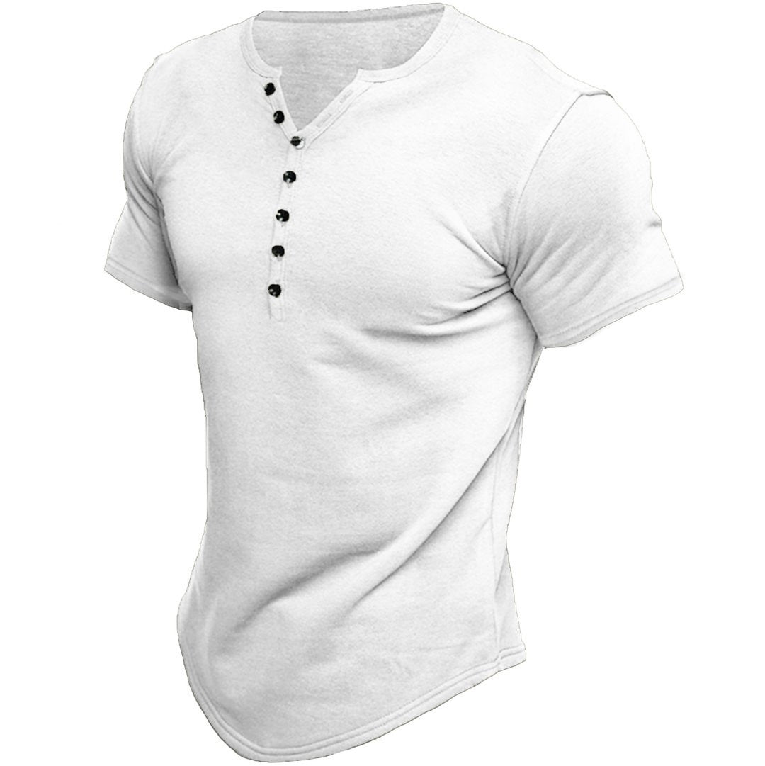 EB | Kurzarm Henley Shirt