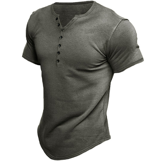EB | Kurzarm Henley Shirt