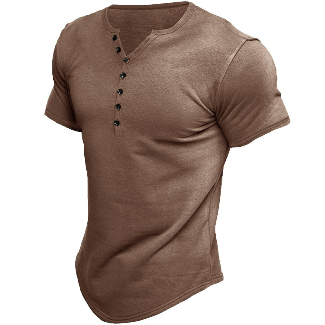 EB | Kurzarm Henley Shirt