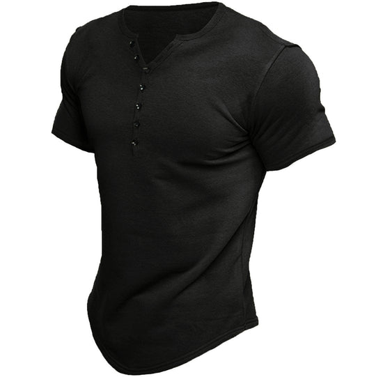 EB | Kurzarm Henley Shirt