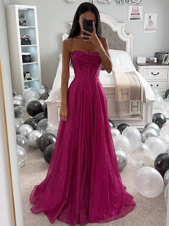EB | Lange Kleid Bräunung mit Feinern Trägern Ärmellos Damen Elegant Abend Zeremonie