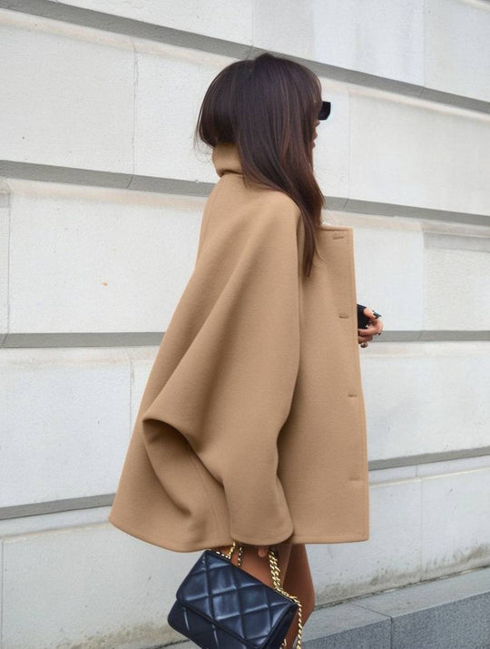 EB | Wolljacke - schicke Damenoberbekleidung mit Batwing-Ärmeln
