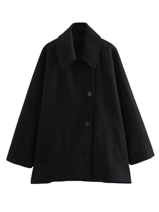 EB | Wolljacke - schicke Damenoberbekleidung mit Batwing-Ärmeln