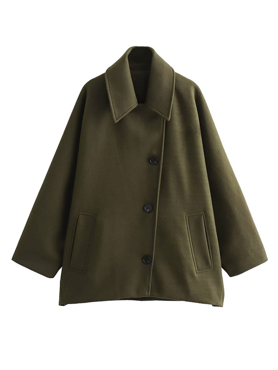 EB | Wolljacke - schicke Damenoberbekleidung mit Batwing-Ärmeln
