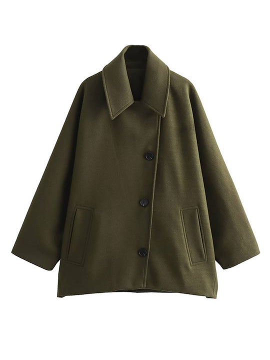 EB | Wolljacke - schicke Damenoberbekleidung mit Batwing-Ärmeln
