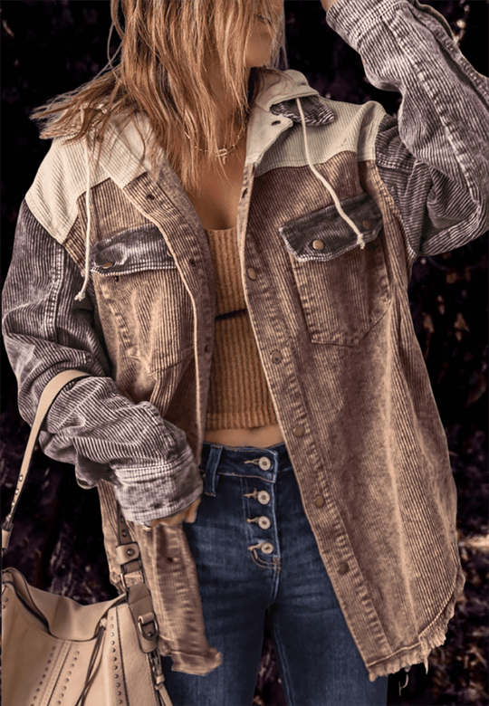 EB | Damenjacke Mit Retro Look Und Funktionalen Taschen
