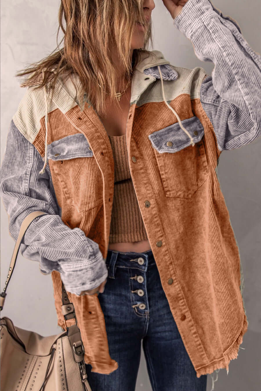 EB | Damenjacke Mit Retro Look Und Funktionalen Taschen