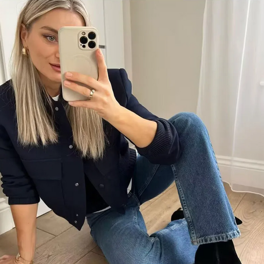 EB | Gekürzte Varsity Jacke - Stilvoll & Lässig
