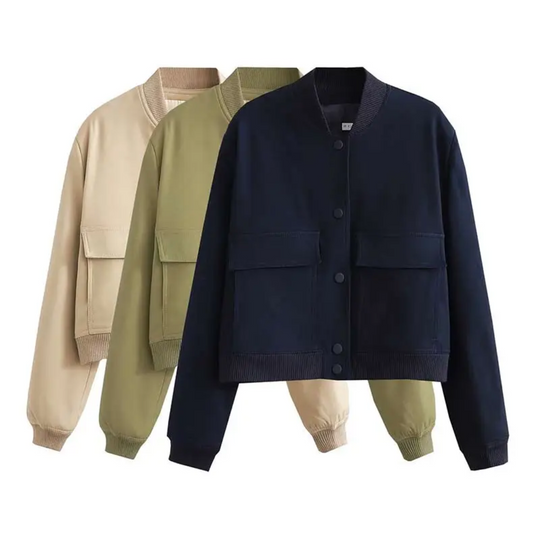 EB | Gekürzte Varsity Jacke - Stilvoll & Lässig