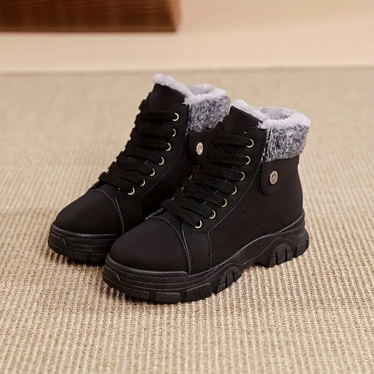 EB | Damen Wasserdichte Schnür-Winterstiefel