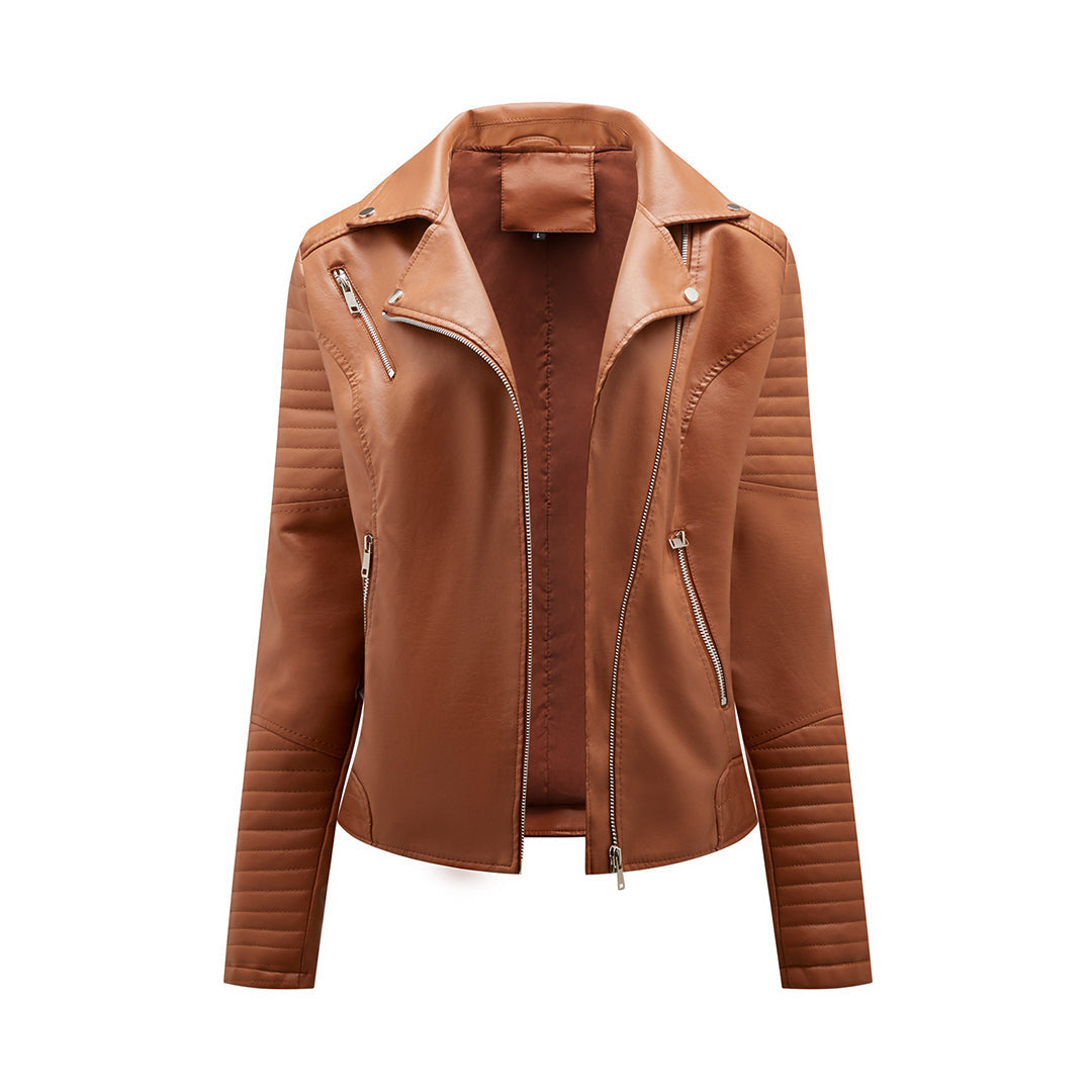 EB | Stilvolle Herbstlederjacke