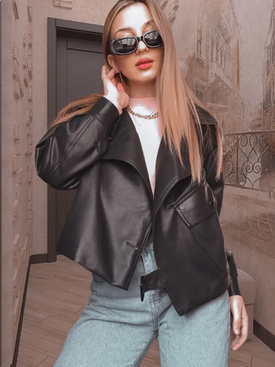EB | Oversized Knopf jacke für Frauen - Ideal für den Herbst