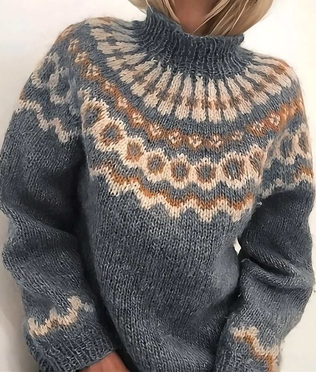 EB | Warmer Island-Pullover mit Rollkragen