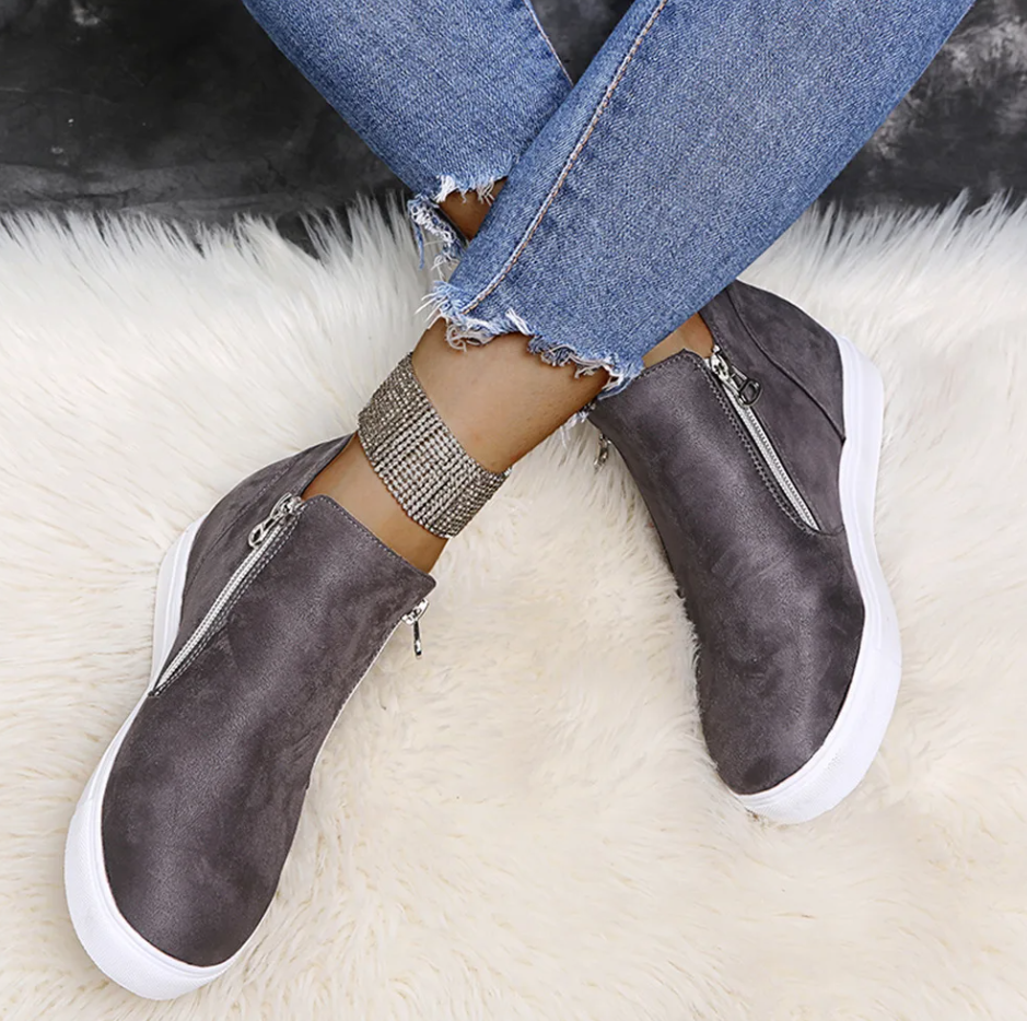 Graue ZipperSlipper EB