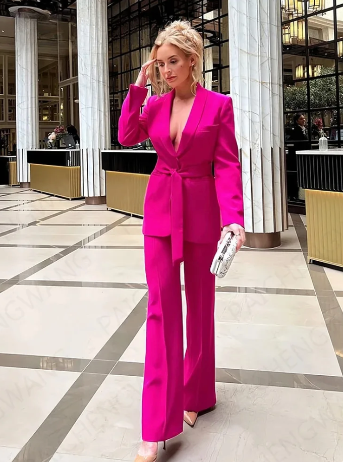 EB | Stylisches Blazer Set für Frauen - Blazer Jacke+Hose